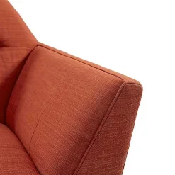 Kirklands Home Accent Chairs|Spice Button Tufted Accent Chair Red