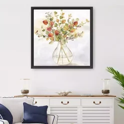 Kirklands Home Canvas Art|Spice Eucalyptus Framed Canvas Print, 30x30 in.