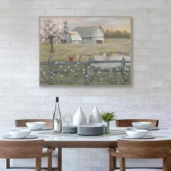 Kirklands Home Canvas Art|Spring Has Arrived Framed Canvas Art Print Green