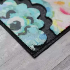 Kirklands Home Doormats|Spring Sunset Floral Doormat