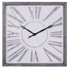 Kirklands Home Clocks|Square Galvanized Metal Wall Clock