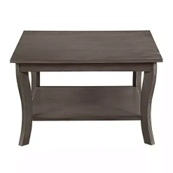 Kirklands Home Coffee Tables|Square wash Curved Legs Coffee Table Gray