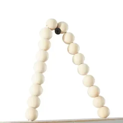 Kirklands Home Clocks|Square Wood Beaded Wall Clocks, Set of 3