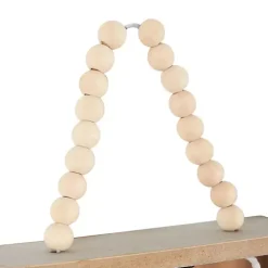 Kirklands Home Clocks|Square Wood Beaded Wall Clocks, Set of 3