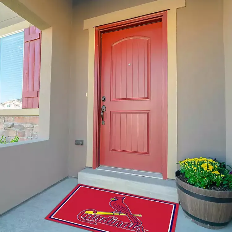 Kirklands Home Area Rugs|St. Louis Cardinals Spirit Rug, 3x4 Red