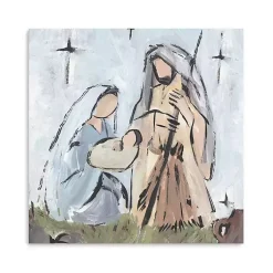 Discount Starry Nativity Canvas Art Print Christmas Art & Wall Decor