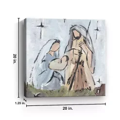 Discount Starry Nativity Canvas Art Print Christmas Art & Wall Decor