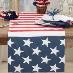 Kirklands Home Table Linens|Stars and Stripes Patriotic Table Runner