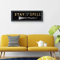 Discount Stay For A Spell Witchy Halloween Wall Plaque Halloween