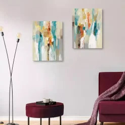 Kirklands Home Canvas Art|Steps on Sand I & II Canvas Art Prints, Set of 2 Multi