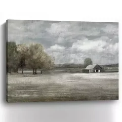 Kirklands Home Canvas Art|Still Country Quiet Canvas Art Print, 48x36 in. Gray