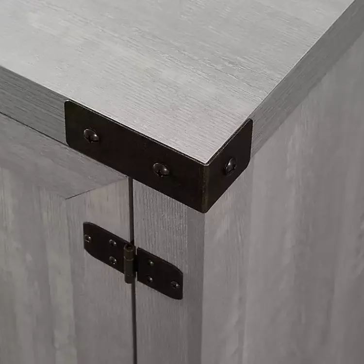 Kirklands Home Tv Stands & Media Consoles|Stone Barn Door TV Stand Gray