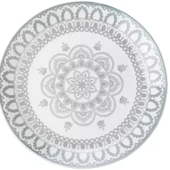 Kirklands Home Dinnerware|Stone Lila Patterned 12-pc. Dinnerware Set