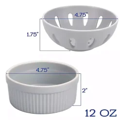 Kirklands Home Kitchen Accessories|Stone Stoneware 7-pc. Kitchen Accessories Set Gray