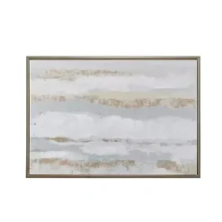 Kirklands Home Framed Art|Strato Hand Embellished Gold Foil Framed Art Print