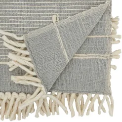 Kirklands Home Table Linens|Striped Chunky Fringe Table Runner