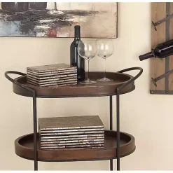 Hot Striped Mother of Pearl Shell Wood Boxes, Set of 2 Baskets & Boxes