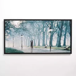 Kirklands Home Canvas Art|Stroll in Love Framed Canvas Art Print