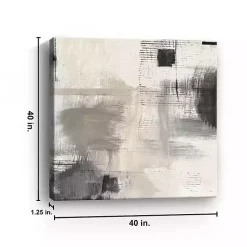 Kirklands Home Canvas Art|Subtle Shadow Abstract Canvas Art Print