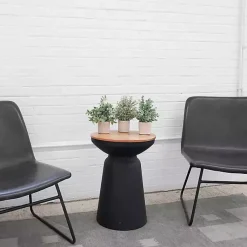 Succulent Arrangements in Cement Pots, Set of 3 Arrangements & Greenery