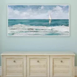 Kirklands Home Canvas Art|Summer Cay Panel Framed Canvas Art Print