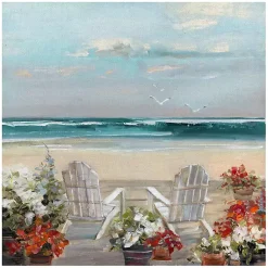 Kirklands Home Canvas Art|Summer Sea Breeze Giclee Canvas Art Print Multi