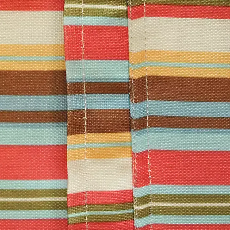 Kirklands Home Outdoor Dining|Summer Stripe Outdoor Round Zipper Table Cloth Multi