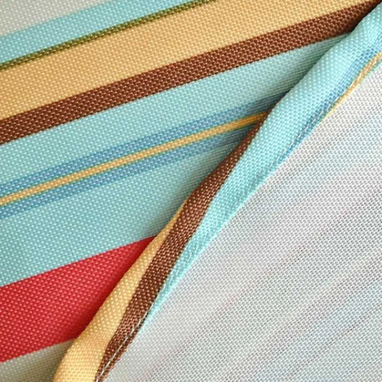 Kirklands Home Outdoor Dining|Summer Stripe Outdoor Round Zipper Table Cloth Multi