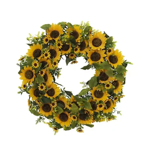 New Sunflower Abundance Wreath Wreaths