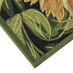 Kirklands Home Outdoor Rugs|Sunflower Blossoms Indoor/Outdoor Rug, 3x4