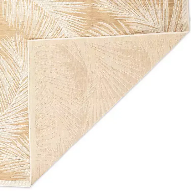 Kirklands Home Outdoor Rugs|Sunlight Palm Leaves Outdoor Area Rug, 6x9