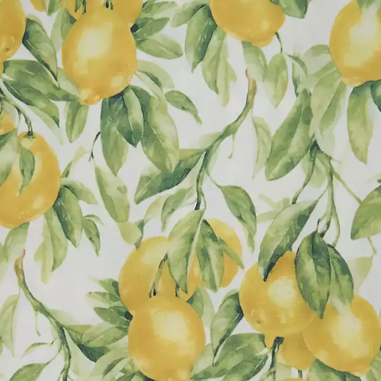 Kirklands Home Table Linens|Sunny Lemon Print Table Runner