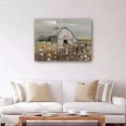 Kirklands Home Canvas Art|Swatland Wildflower Barn Canvas Art Print