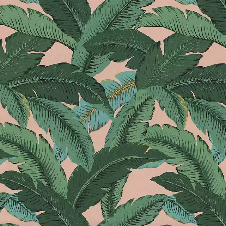 Kirklands Home Outdoor Cushions & Pillows|Swaying Palms Outdoor Lumbar Pillows, Set of 2 Green