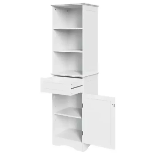 Kirklands Home Cabinets & Sideboards|Tall Open Shelves Cabinet White
