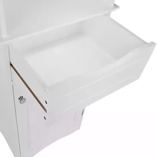 Kirklands Home Cabinets & Sideboards|Tall Open Shelves Cabinet White