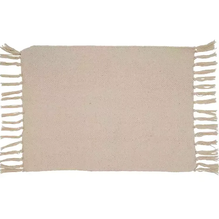 Kirklands Home Table Linens|Tan and Black Chevron Cotton Placemats, Set of 4