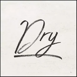 Kirklands Home Wall Quotes & Signs|Tan and Black Dry Laundry Framed Wall Plaque