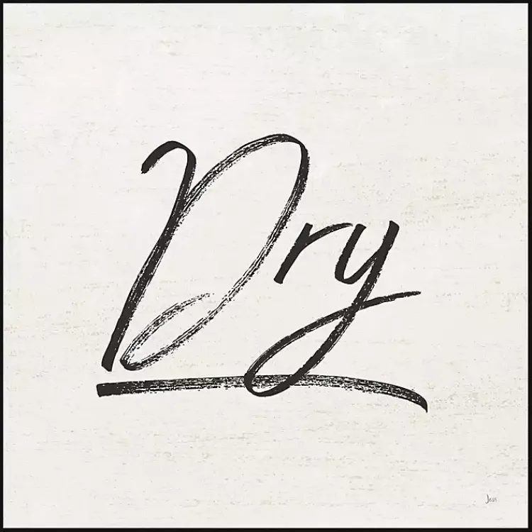 Kirklands Home Wall Quotes & Signs|Tan and Black Dry Laundry Framed Wall Plaque