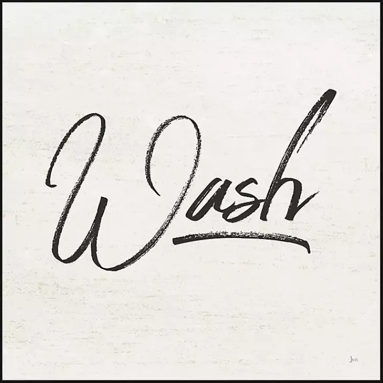 Kirklands Home Wall Quotes & Signs|Tan and Black Wash Laundry Framed Wall Plaque