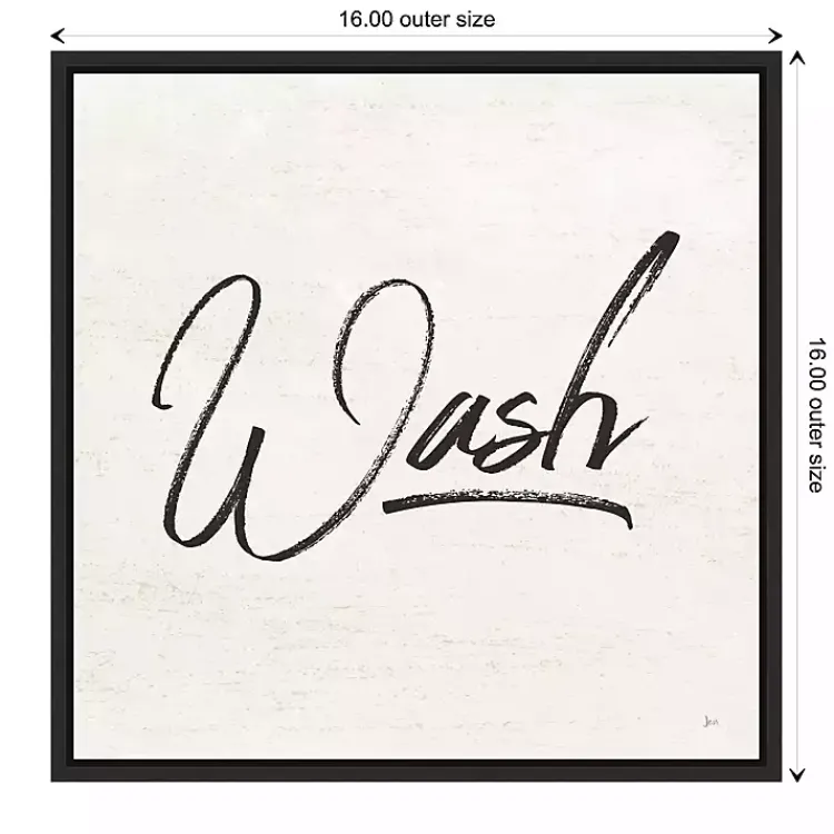 Kirklands Home Wall Quotes & Signs|Tan and Black Wash Laundry Framed Wall Plaque