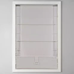 Kirklands Home Curtains & Drapes|Basketweave Cordless Roman Shade, 35 in. Tan