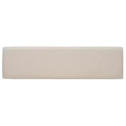 Kirklands Home Benches & Ottomans|Basketweave Upholstered Wood Bench Tan