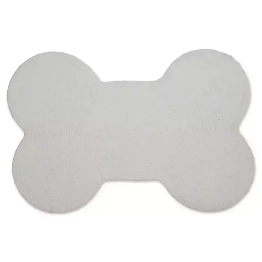 Kirklands Home Kitchen & Floor Mats|Eat Play Love Bone-Shaped Pet Bowl Mat Tan