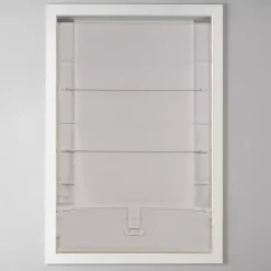 Kirklands Home Curtains & Drapes|Faux Silk Room Darkening Roman Shade, 31 in. Tan