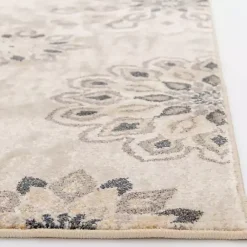 Kirklands Home Area Rugs|Floral Mini Medallions Area Rug, 5x7 Tan