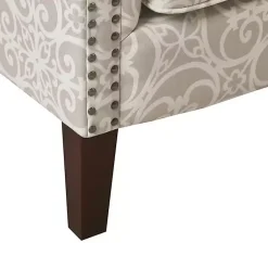 Kirklands Home Accent Chairs|Fretwork Accent Club Chair Tan