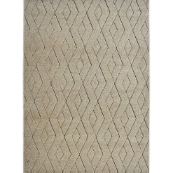 Kirklands Home Area Rugs|Modern Chevron Area Rug, 5x7 Tan