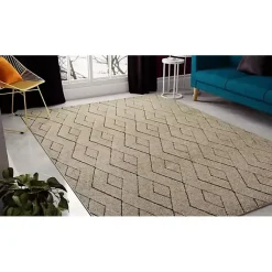 Kirklands Home Area Rugs|Modern Chevron Area Rug, 5x7 Tan