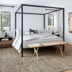 Kirklands Home Area Rugs|Nona Emily Henderson x RugsUSA Area Rug, 4x6 Tan